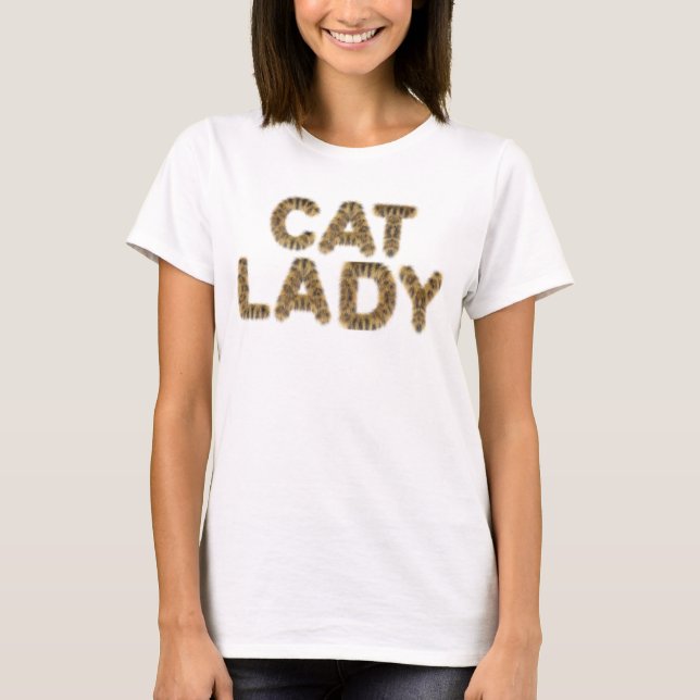 Cat Lady T - Shirt Cat furter Text Sweatshirt (Vorderseite)