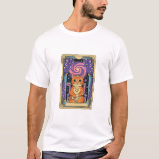 Cat Lady Tarot, Mystical cat, Queen Cat, T-Shirt