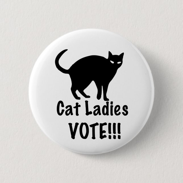 Cat Ladys Abstimmung Button (Vorderseite)
