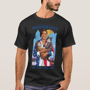 Cat Ladys for Harris 2024 Men Women Kids Kamala H T-Shirt