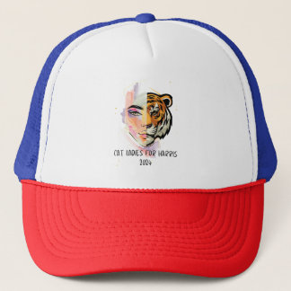 Cat Ladys for Harris 2024 Truckerkappe