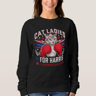 Cat Ladys for Harris Sweatshirt