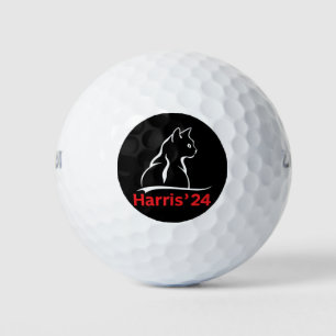 Cat Ladys for Kamala Cat 2024 Präsident Kamala Golfball