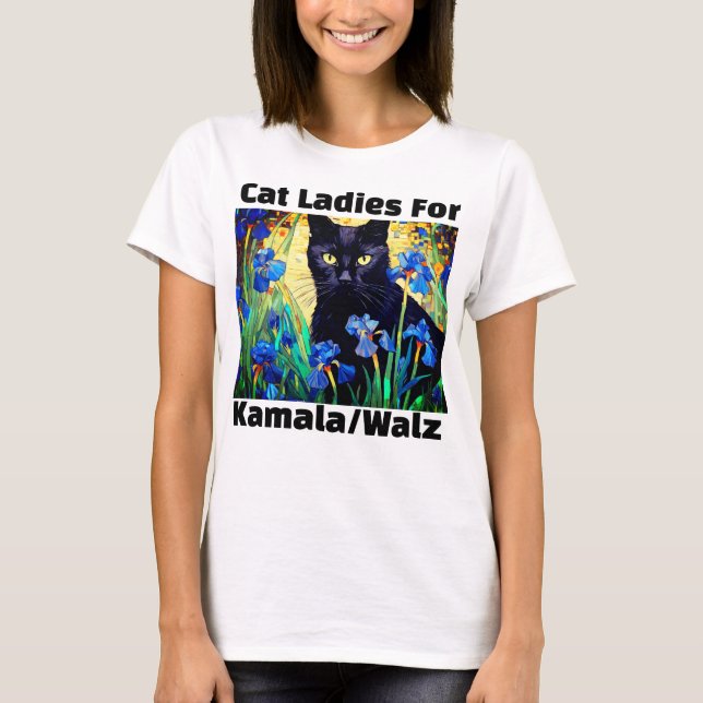 Cat Ladys for Kamala Cat T - Shirt (Vorderseite)