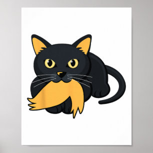 Cat Ladys for Kamala Harris Donald Trump 2024 Sar Poster