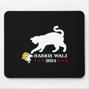 Cat Ladys for Kamala Harris Frau Präsidentin Funny Mousepad
