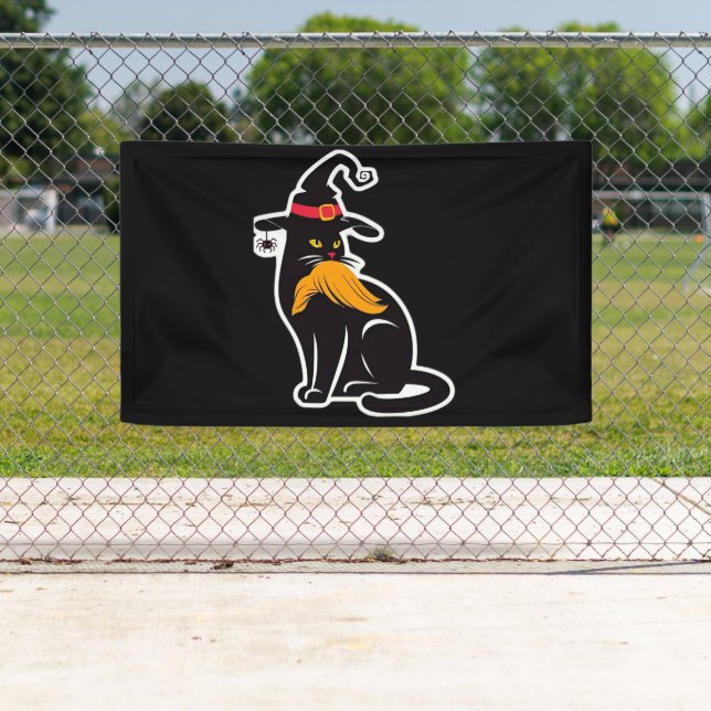 Cat Ladys Kamala Harris 2024 Banner (Insitu)