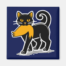 Cat Ladys Kamala | Harris Walz 2024 Blue Magnet