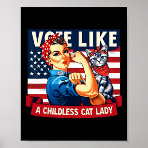 Cat Ladys stimmt über Kamala ab Poster