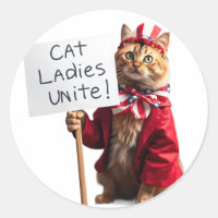 Cat Ladys Unite Kamala Harris, Präsident Funny