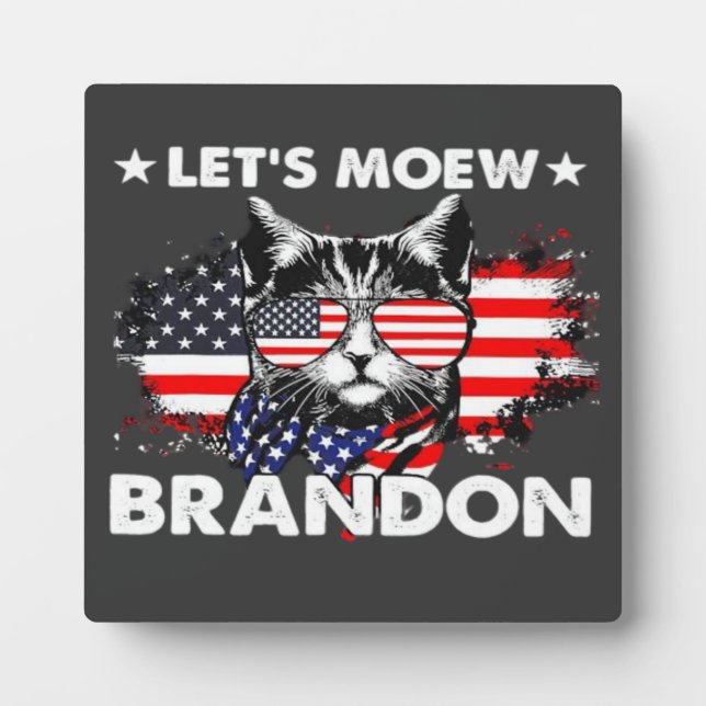 Cat Lasse Meow Fotoplatte (Vorderseite)