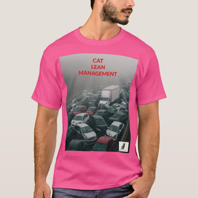 Cat Lean Management T-Shirt (Vorderseite)