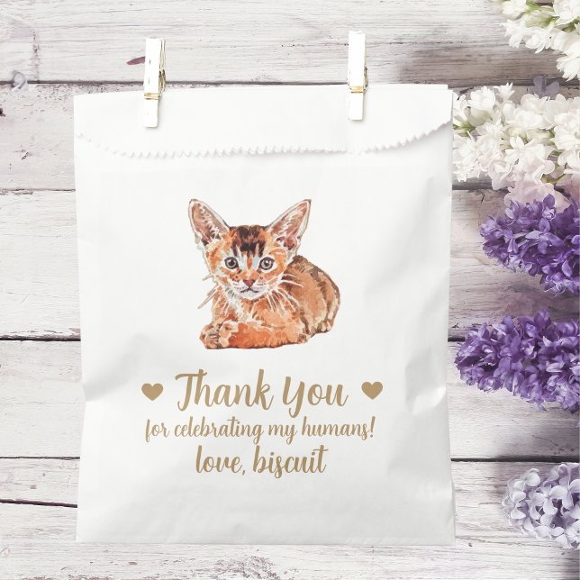 Cat Leckerei Gastgeschenk Hochzeit Bag Geschenktütchen (Von Creator hochgeladen)