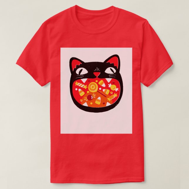Cat-Leckereien T-Shirt (Design vorne)