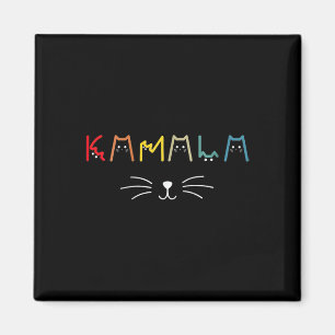 Cat Lettering Positive Funny Cat Le Magnet