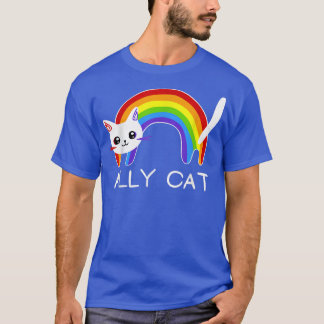 Cat Lgbt Rainbow Flag Gay Pride Monat T-Shirt