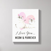 Cat Liebe Meow und Purr immer