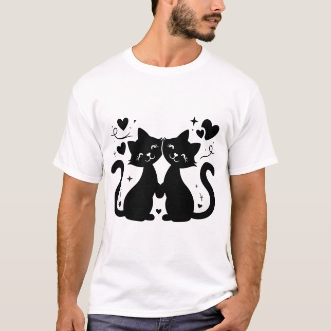 CAT-LIEBE T-Shirt (Vorderseite)