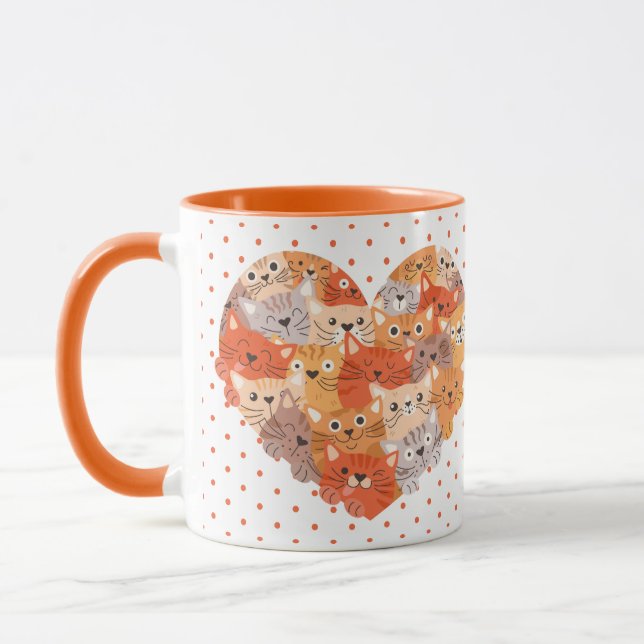 Cat-Liebe Tasse (Links)
