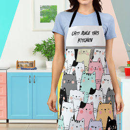 Cat Liebhaber Feline Spaß Küche Schürze
