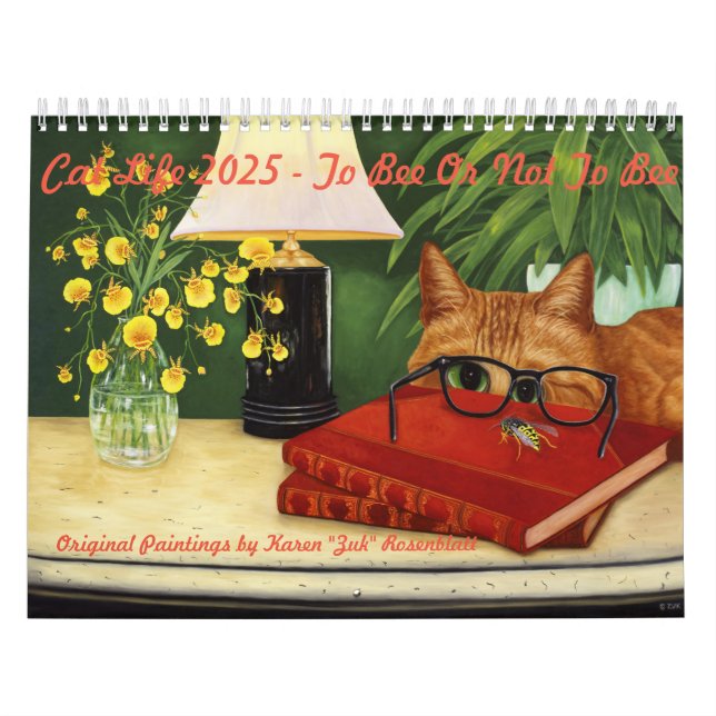 Cat Life 2025 Kalender "To be or not to be" (Titelbild)