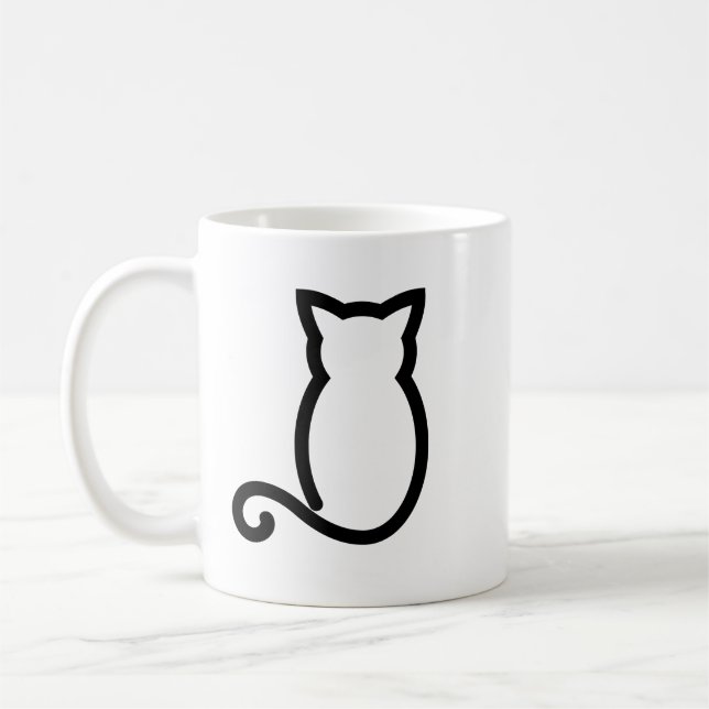 Cat Line-Tasse Kaffeetasse (Links)