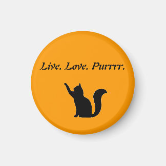 Cat Live Love Purr Magnet