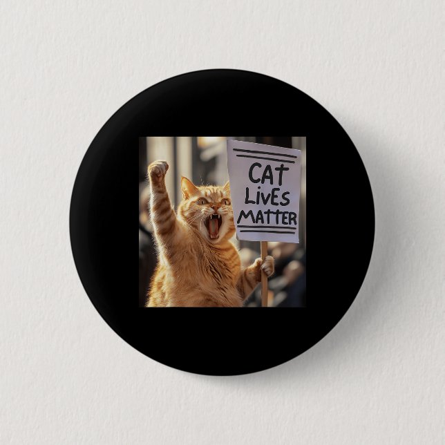 Cat Lives Button (Vorderseite)