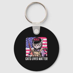 Cat Lives Schlüsselanhänger