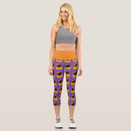 Cat-lloween Capri Leggings