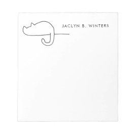 Cat Loaf | Cat Lover Personalisiert Notepad Notizblock