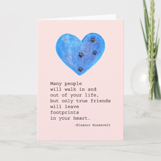 Cat Loss Beileid, Entschuldigung für das Beileid z Karte (Vorderseite)