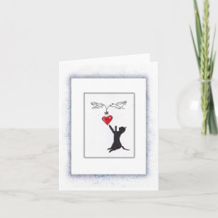 Cat Loss Card, Auf dem Tod einer geliebten Katze Karte