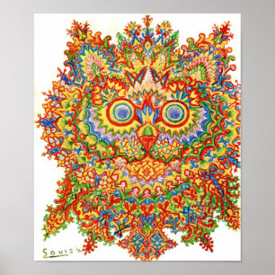 Cat, Louis Wain Poster