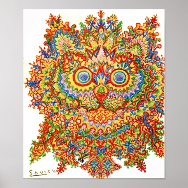 Cat, Louis Wain Poster (Vorne)