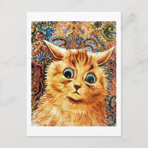 Cat, Louis Wain Postkarte