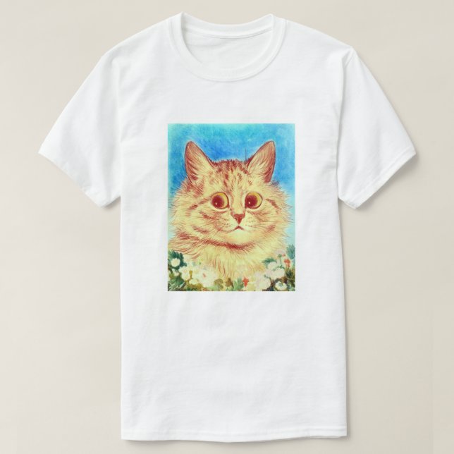 Cat, Louis Wain T-Shirt (Design vorne)