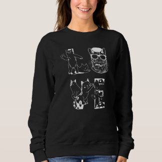 Cat Love Cats I Cute Cat LOVE Cats Sweatshirt