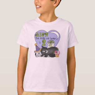Cat Lover 2. Geburtstagsgeschenke und Geschenke T-Shirt