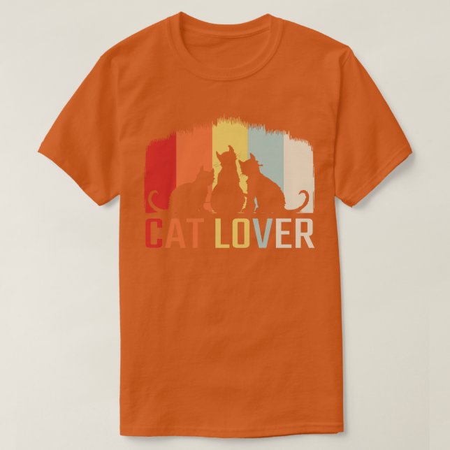 Cat Lover 2 T-Shirt (Design vorne)