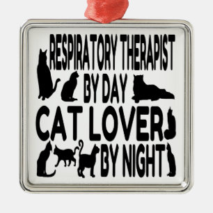 Cat Lover Atemtherapeut Ornament Aus Metall