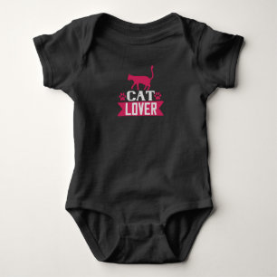 Cat Lover Baby Strampler