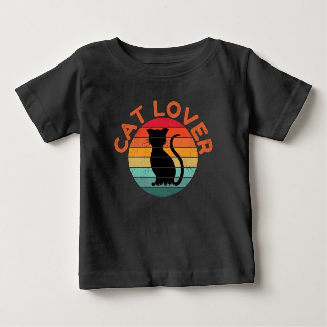 CAT LOVER BABY T-SHIRT (Vorderseite)