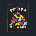 Cat Lover Beha Meowtain Fleecedecke<br><div class="desc">Cat Lover Beha Meowtain</div>