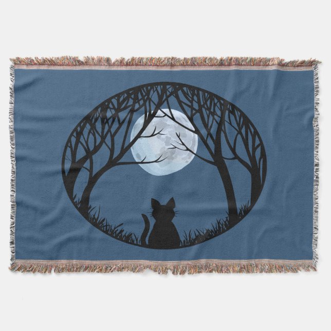 Cat Lover Blanket Le Chat Fat Cat Throw Blanket Decke (Vorderseite)