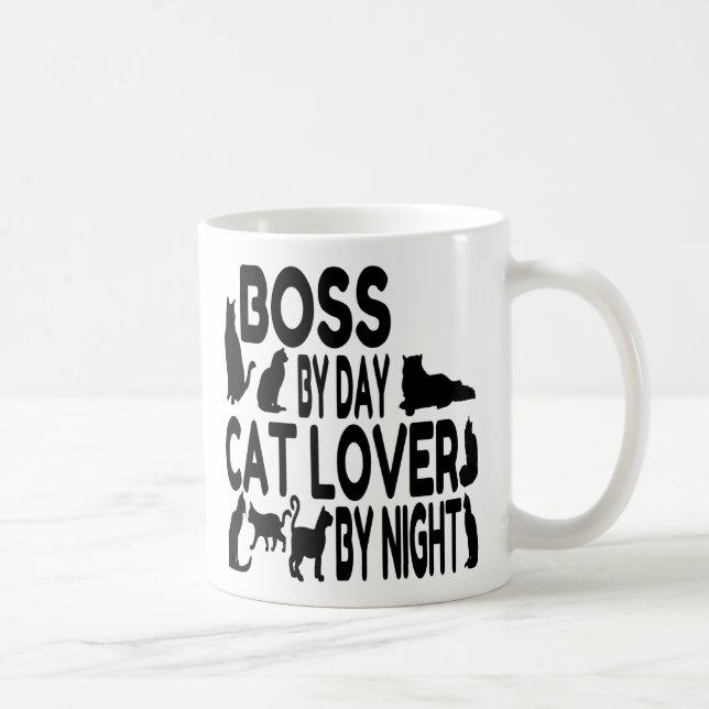 Cat Lover Boss Kaffeetasse (Rechts)