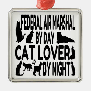 Cat Lover Bundesstaatlich Air Marshal Ornament Aus Metall