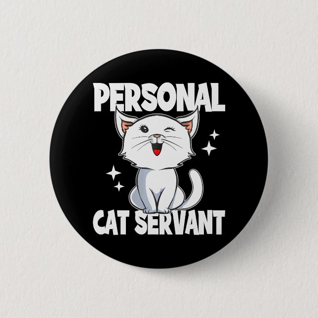 Cat Lover Button (Vorderseite)