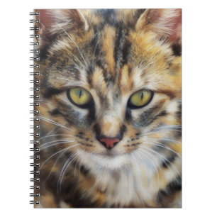 Cat Lover Calico Cat Art Journal Notizblock