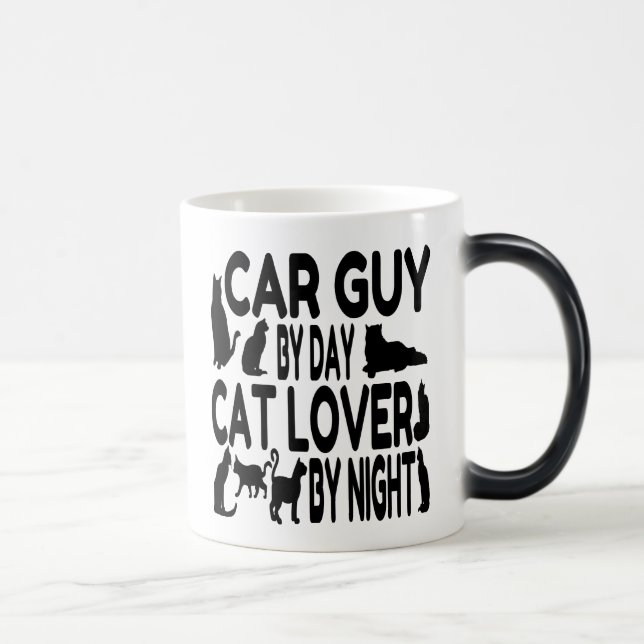 Cat Lover Car Typ Verwandlungstasse (Rechts)